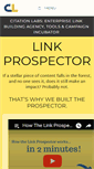 Mobile Screenshot of linkprospector.citationlabs.com